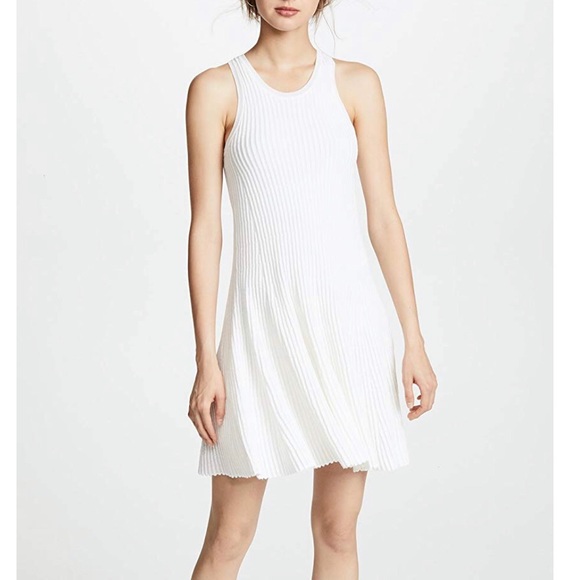 Theory Day Dress in Ribbed Knit - Picture 2 of 8